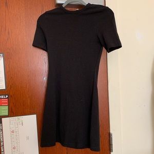 American apparel black T-shirt dress
